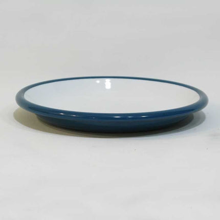 Enamel Plate 20 cm Petrol Green