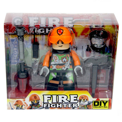 Firefighter Figure Lego Set with Accessories