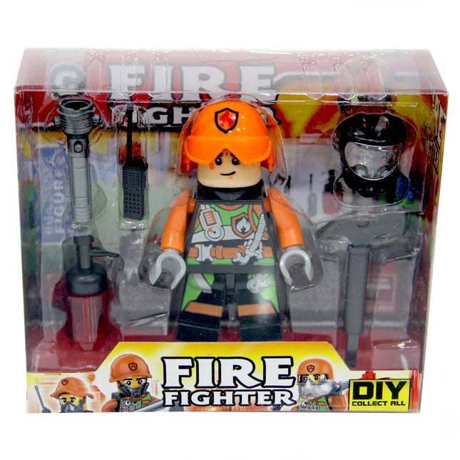 Firefighter Figure Lego Set with Accessories