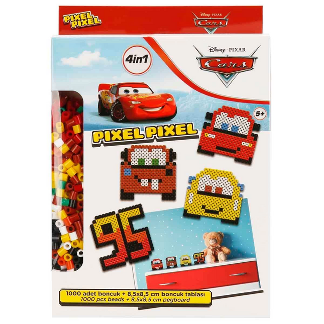 4in1 Disney Cars Pixel Pixel Bead Activity and Toy Set