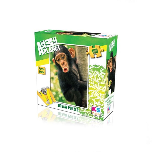 Chimpanzee Puzzle 100 Pieces