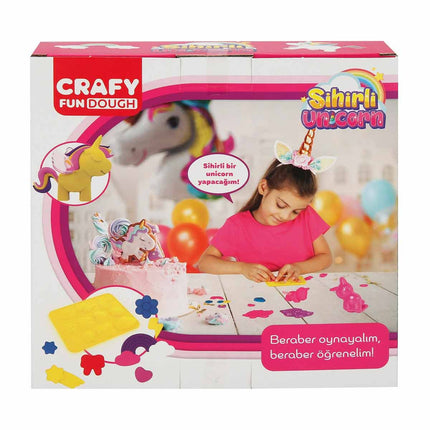 Crafy Magical Unicorn Play Dough Set 11 Pieces
