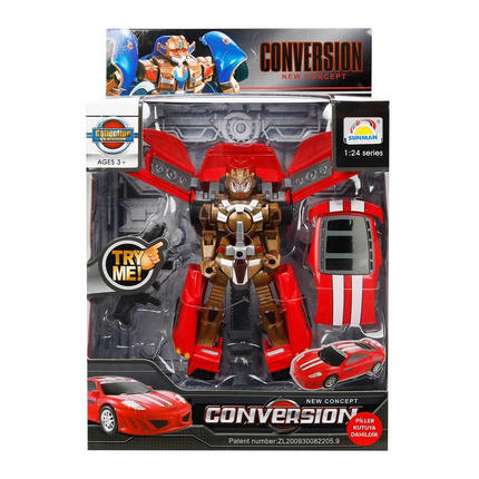 1:24 Transformable Robot with Sound and Light 22 cm