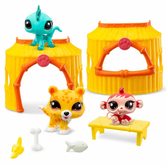 Littlest Pet Shop Minis Jungle Play Set S1