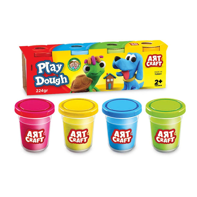 Dede Art Craft 4-Piece Play Dough 224 gr