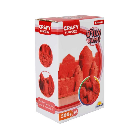 Crafy Red Kinetic Sand 500 g