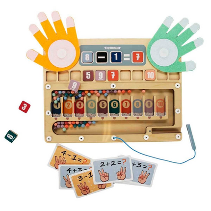 Finger and Bead Mathematics Game