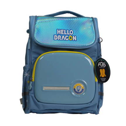 Hello Dragon School Bag Model 9 Blue