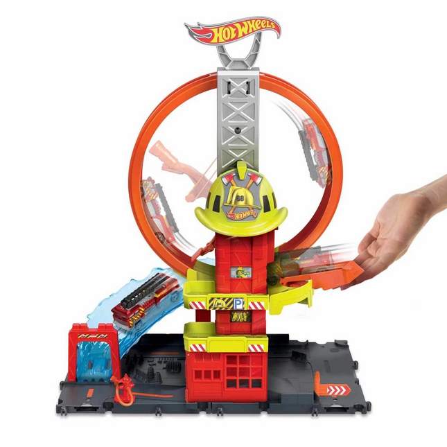 Hot Wheels Circle Track Fire Station HKX41