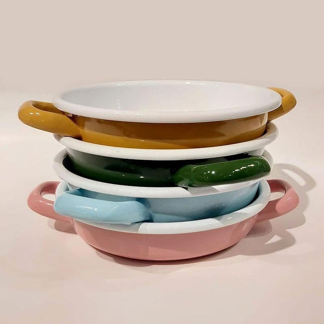 Enamel Pan 19 cm Grass Green