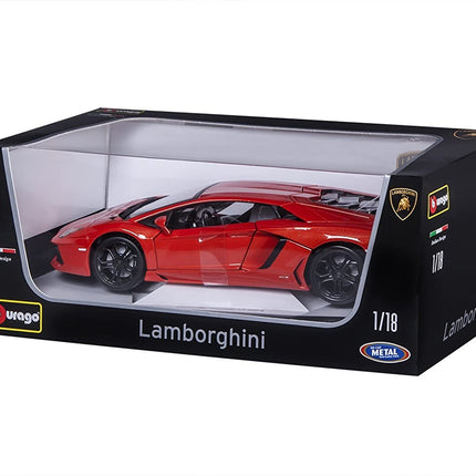 Bburago 1:18 Lamborghini Aventador LP700-4 Orange Model Car