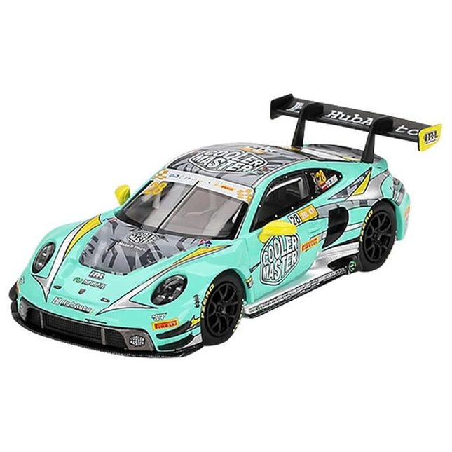 Mini GT 1/64 Porsche 911 GT3 R HubAuto Racing 2023 FIA GT World Cup 70th Macau Grand Prix