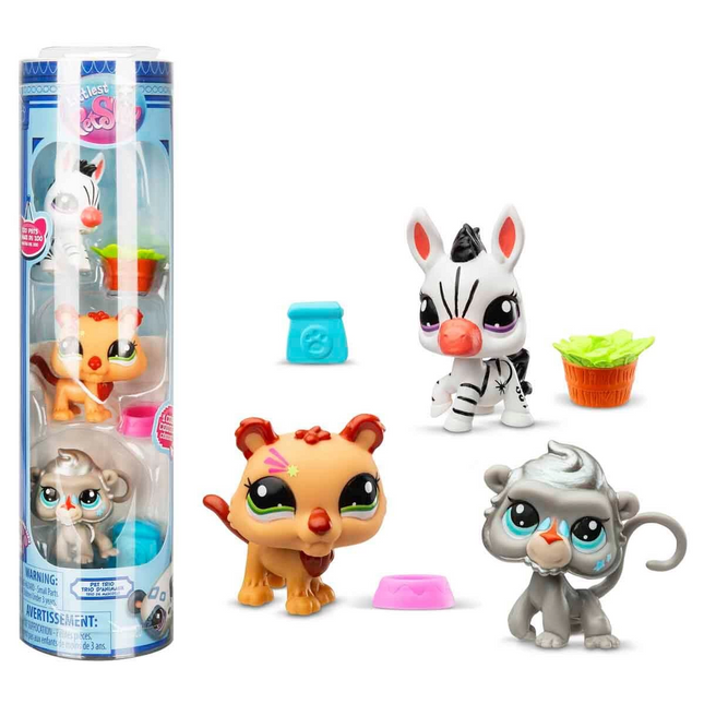Littlest Pet Shop Minis 3-Piece Figure Set S2