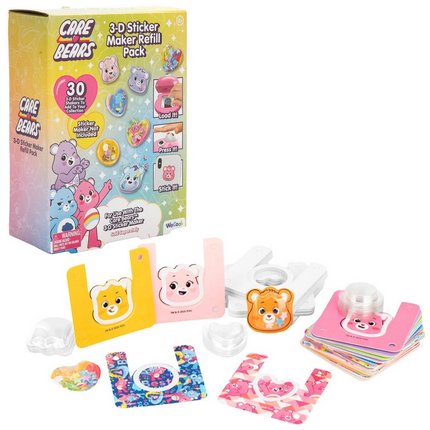 Care Bears 3D Çıkartma Seti Yedek Paketi