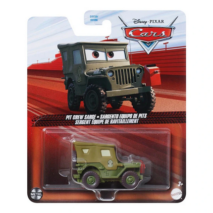 Cars Pit Crew Sarge Seregent Special Course