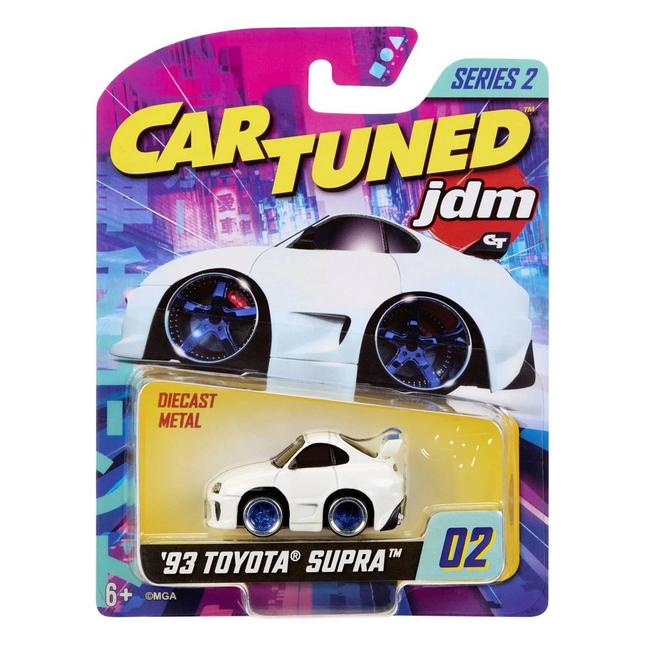CarTuned JDM Seri 2 1993 Toyota Supra A90 - Beyaz Araba