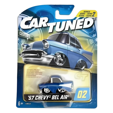 CarTuned S2 1957 Chevy Bel Air - Mavi Custom Araba