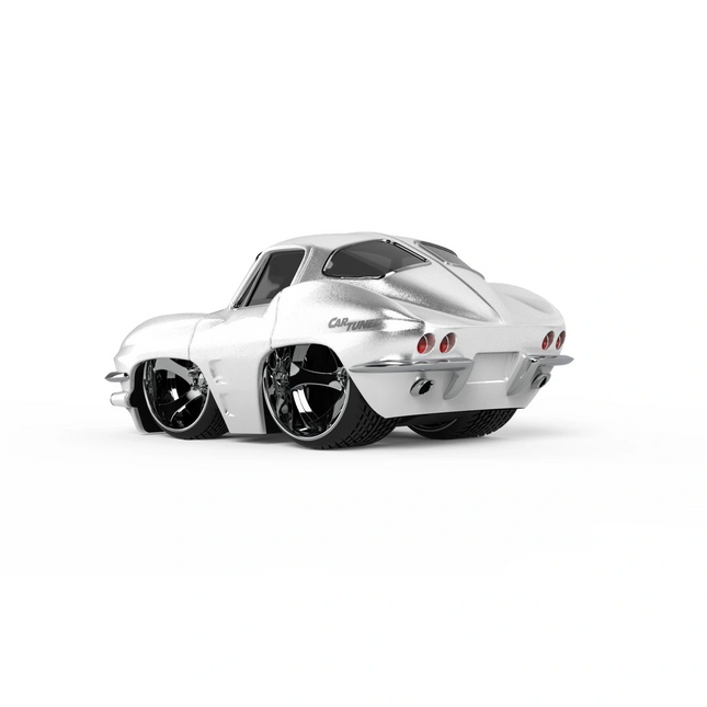 CarTuned S2 1963 Chevy Corvette Stingray - Beyaz Muscle Araba