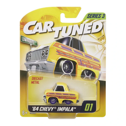 CarTuned S3 1964 Chevy Impala - Sarı Lowrider Araba