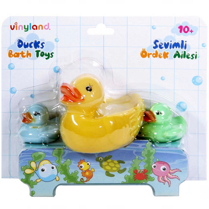 Vinyland Vinyl Duck Family Bath Toys 661778