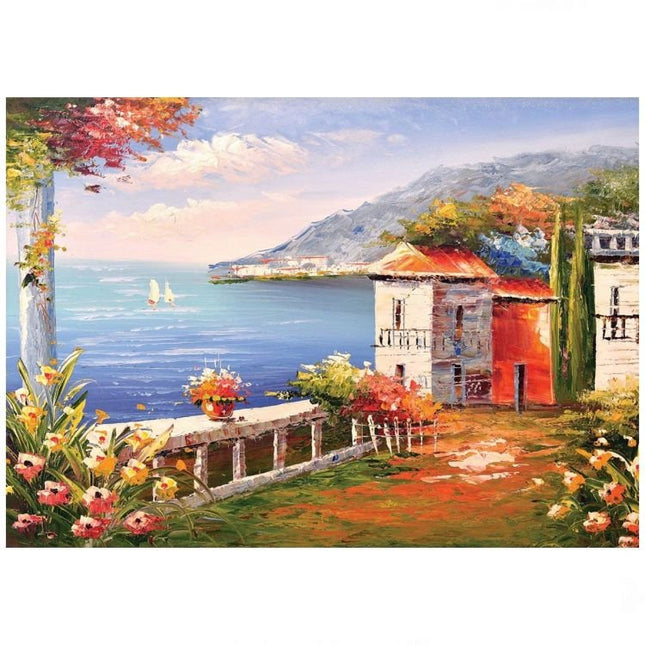 500 Piece Garden and Sea Puzzle