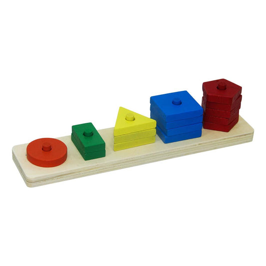 Boxed Wooden Geometric Shapes