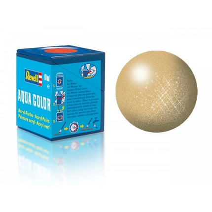 Revell 94 - Aqua Color Gold - Metallic Paint - 18 ml