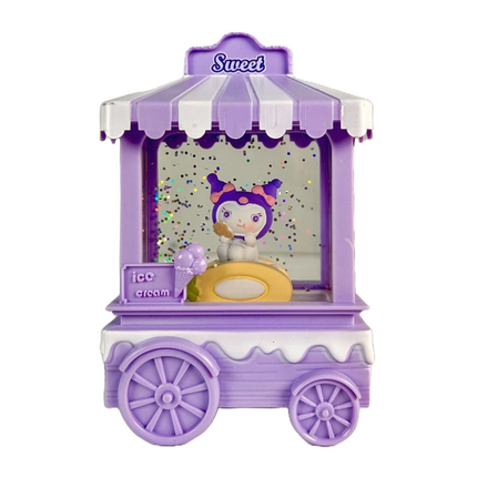 Snow Globe Plastic Ice Cream Cart LLM-HDY0112