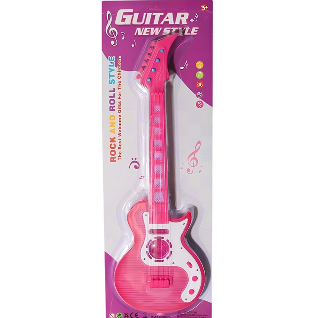 Rock and Roll Music Battery Guitar 909-3-959-4