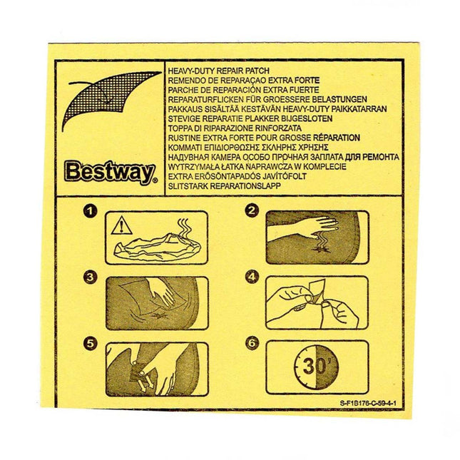 Bestway Repair Patch for Inflatables 6.5 x 6.5 cm 62091