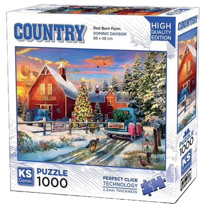 KS Games Red Barn Farm Puzzle 1000 Pieces 20753