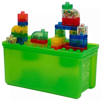 2in1 Jelly Blox Block Set with Storage Box 30 Pieces