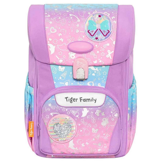 Light Purple Color Transitional School Bag