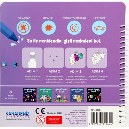 Aqua Magic Seasons Magic Coloring Book