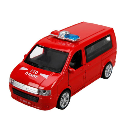 1:32 City Rescue Vehicles with Sound and Light 13 cm