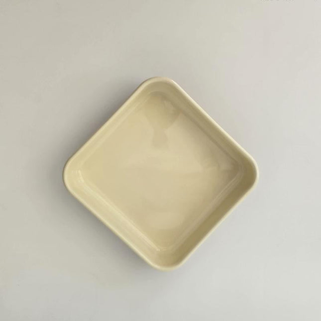 Enamel Square Baking Tray Coffee