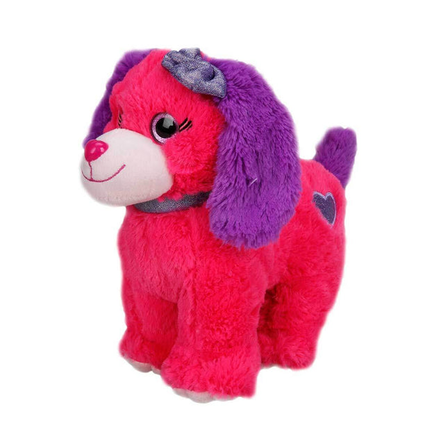 Colorful Plush Dog 25 cm