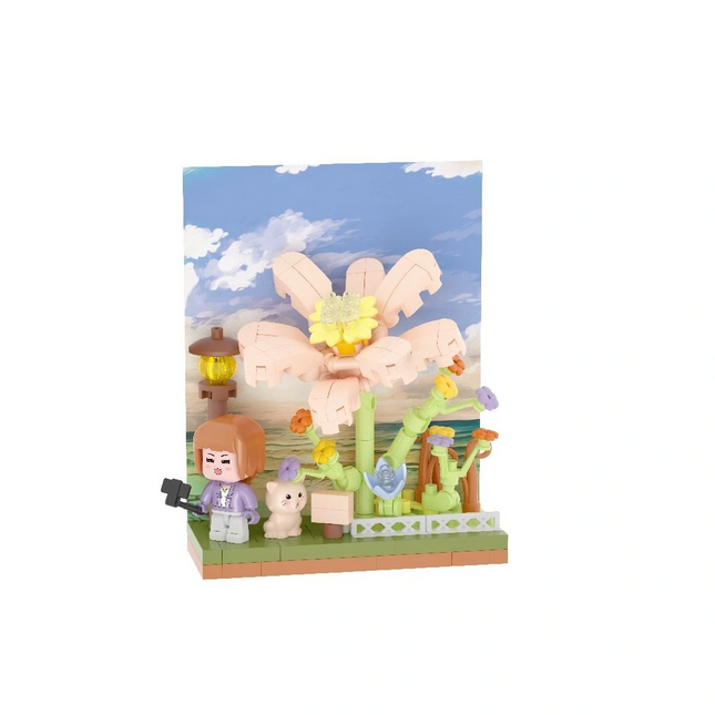 Çiçek ve Figür Serisi 3D Puzzle