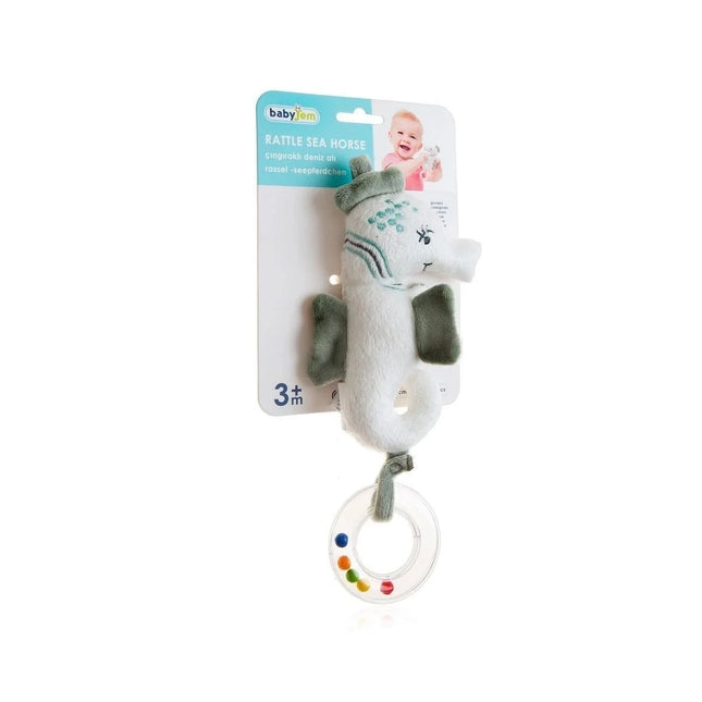 Babyjem Sevimli Arkadaşım Çıngıraklı Deniz Atı Mint Yeşili