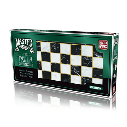 Classic Black Marble Klasik Tavla