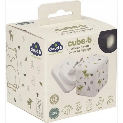 Cloud B Orman Şarj Edilebilir Sensörlü Gece Lambası 7x7 cm