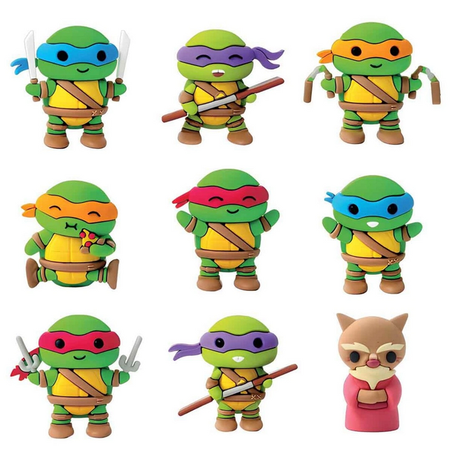 Cool Things Ninja Kaplumbağalar Buddies 3D Sürpriz Figür Paketi