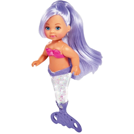 Evi Love Sparkly Mermaid Doll with a Tail Fin that Glows When Shaked SMB-105733482