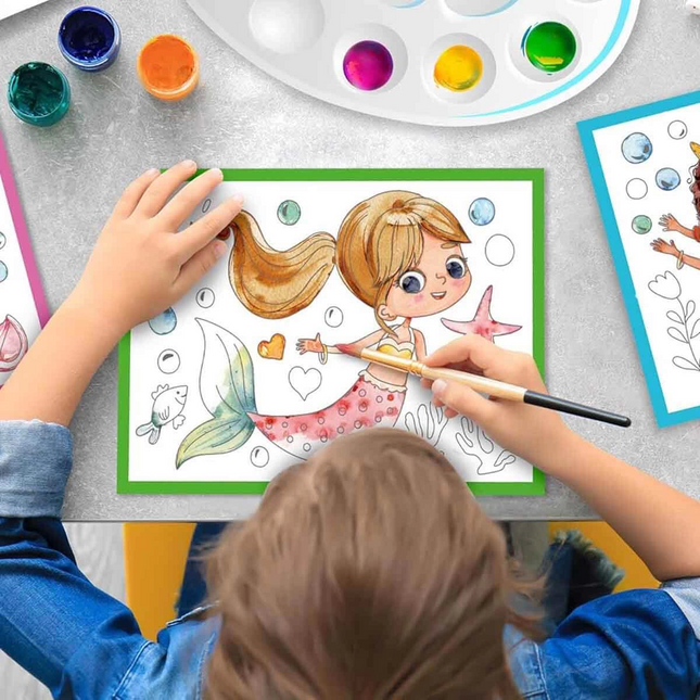 Mermaid Pattern Watercolor Set