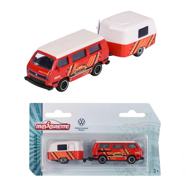Volkswagen The Originals Model Cars with Majorette Trailer