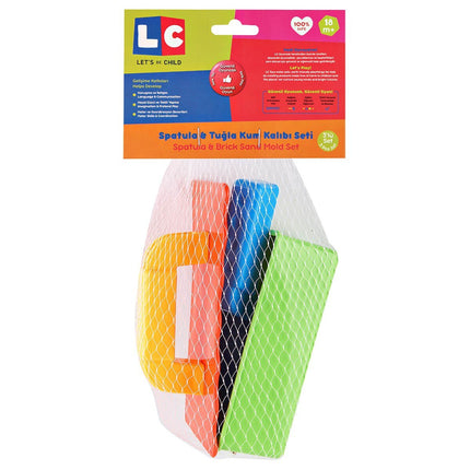 LC Toy Spatula and Brick Sand Mold