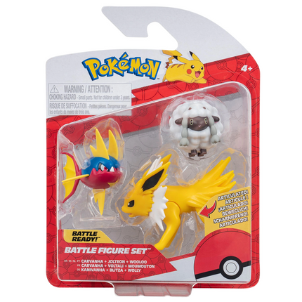 Pokemon Battle 3-Piece Figure Set