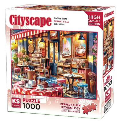 KS Games Coffee Store Puzzle 1000 Pieces 20809
