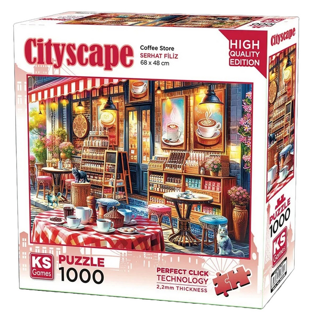 KS Games Coffee Store Puzzle 1000 Pieces 20809