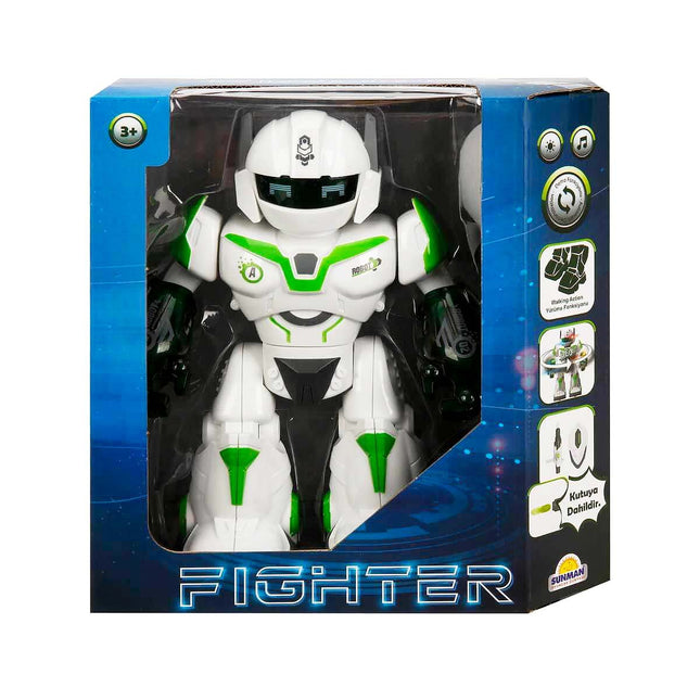 Robot Fighter with Sound and Light 22 cm